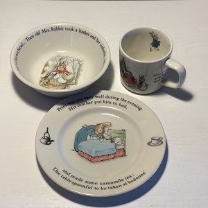 Vintage Peter Rabbit Wedgwood Tea Set